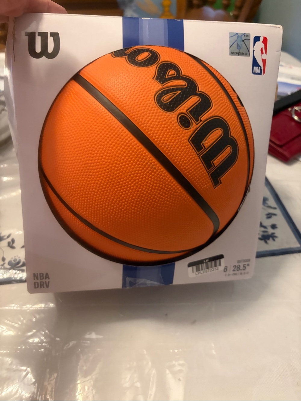 Wilson Orange Basketball Decorative Accent 6 28.5
